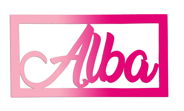 Plaque de Porte en Bois Personnalisée - Rectangulaire - Couleur Lilas/Framboise