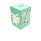 Tirelire pour Fille - Motif Pikachu - Couleur Verte