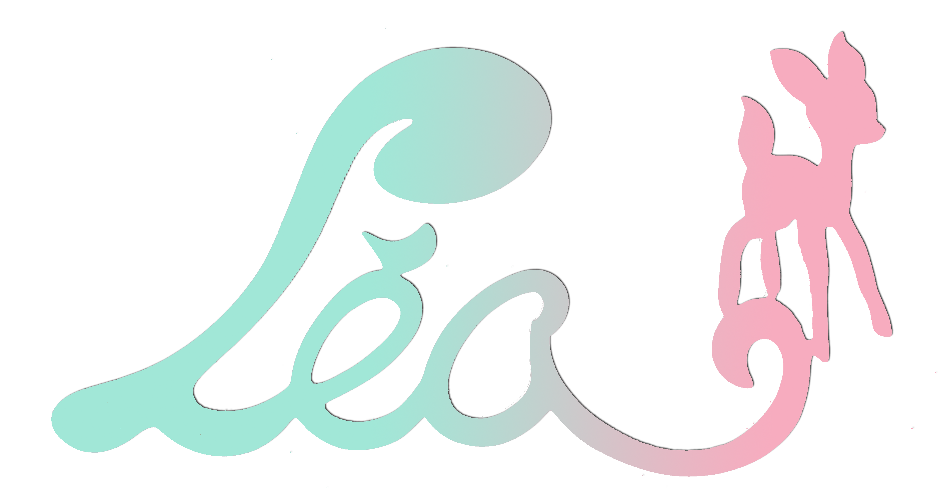 Plaque de Porte Personnalis�e Enfant - Motif Faon - Couleur Vert/Lilas