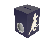 Tirelire pour Garçon - Motif Dinosaure - Couleur Noire