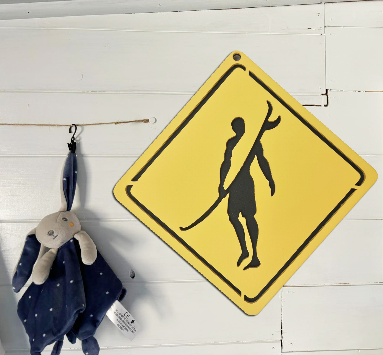 PLAQUE D�CO SURF CHAMBRE ENFANT