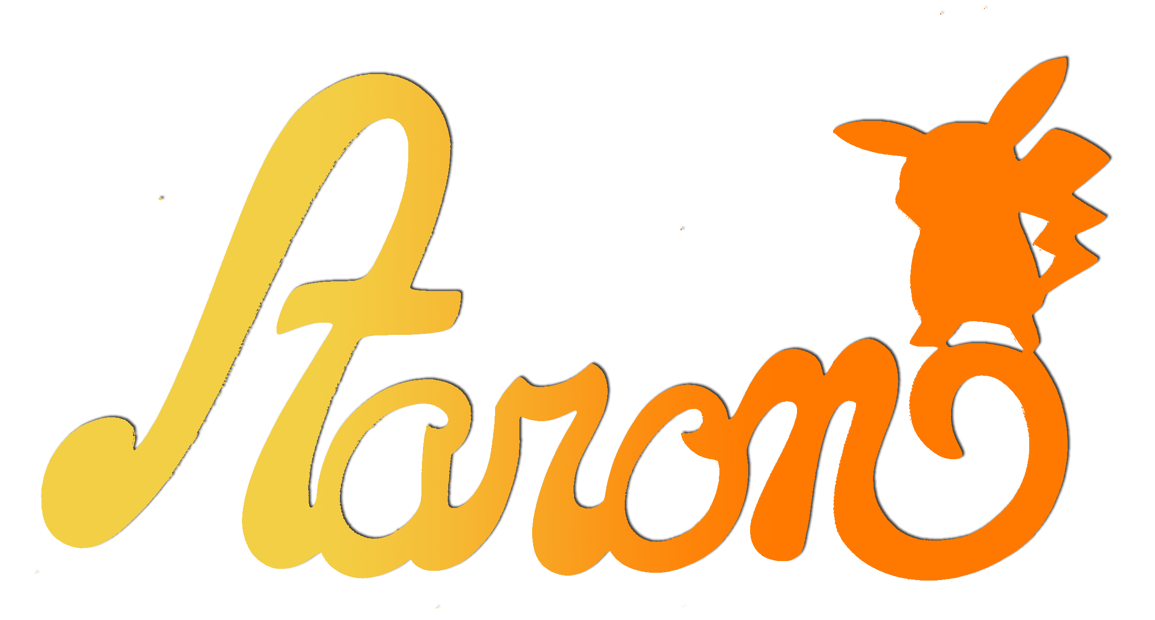 Plaque de Porte Personnalis�e en Bois - Motif Pikachu - Couleur Jaune/Orange