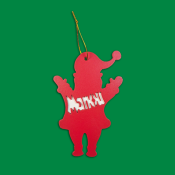 Père Noël 1 déco sapin avec Prénom