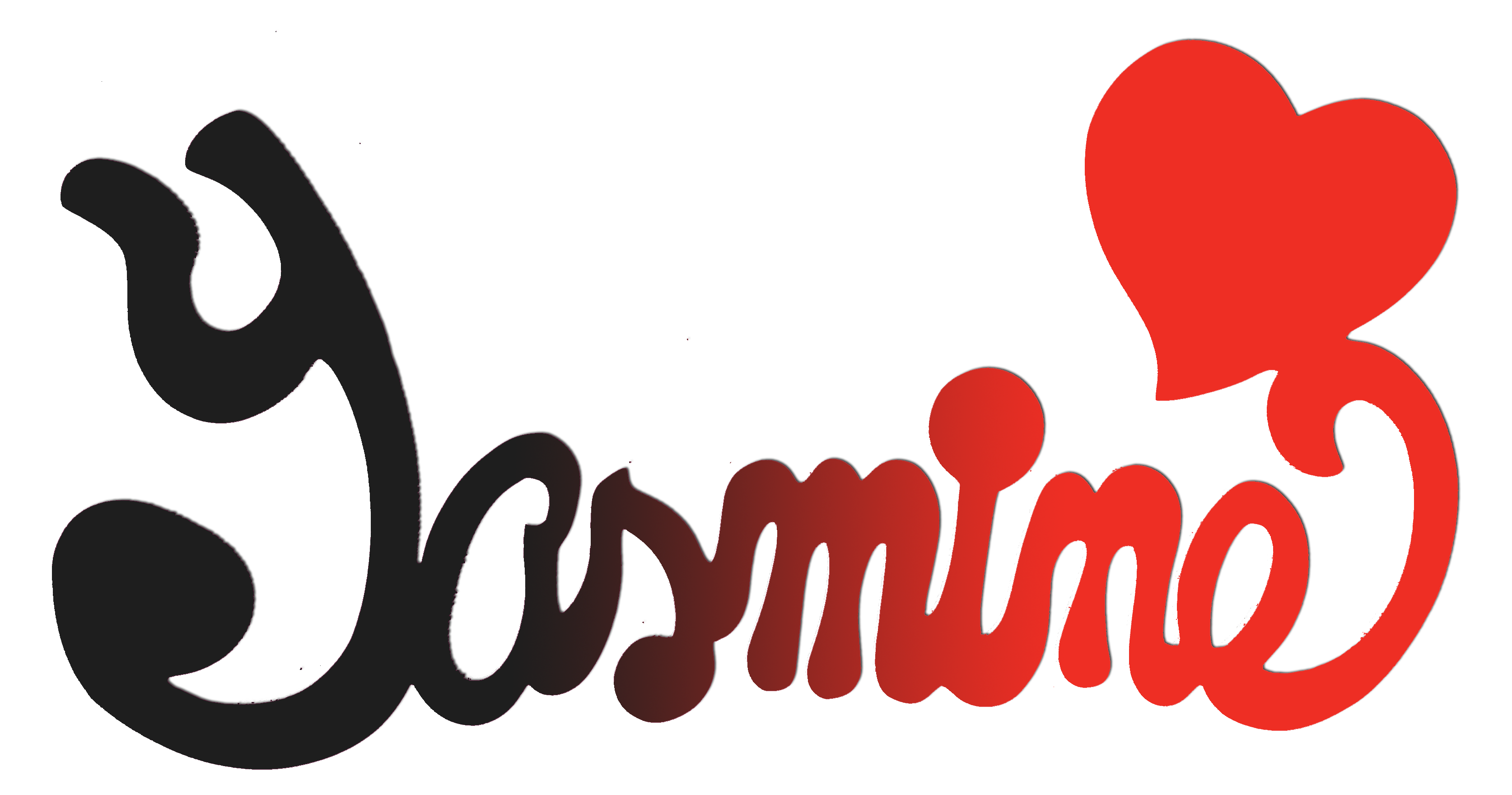 Plaque de Porte Personnalis�e en Bois - Motif C�ur - Couleur Anthracite/Rouge