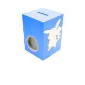 Tirelire pour Garçon - Motif Pikachu - Couleur Bleue