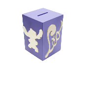 Tirelire pour Gar�on - Motif Stitch - Couleur Violette