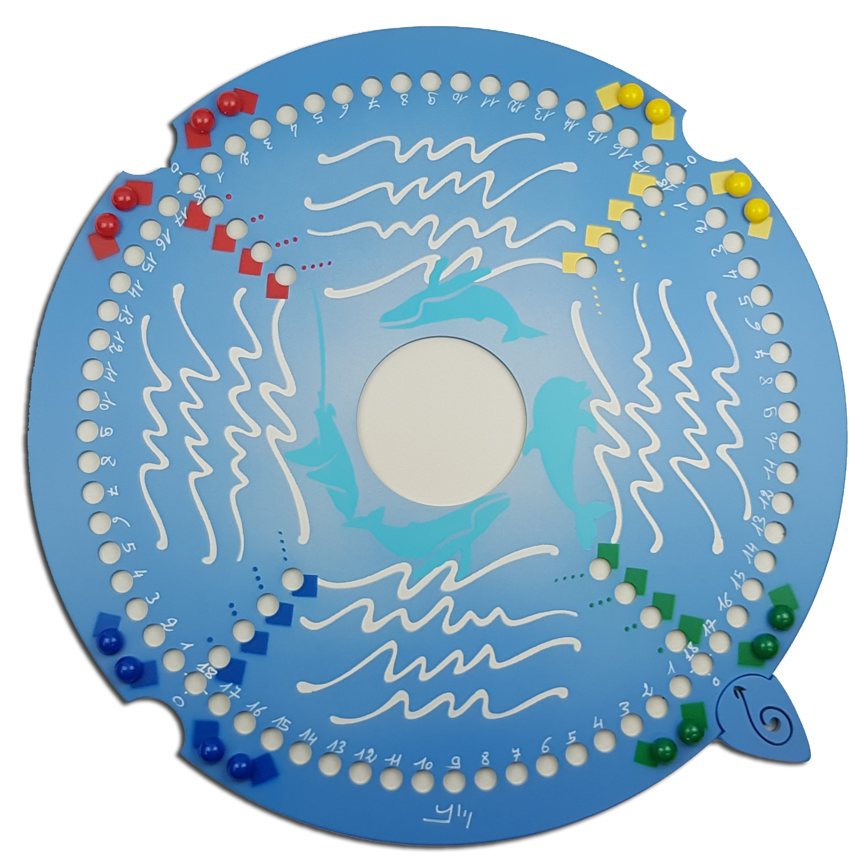 Jeu de Tock en Bois - 4 joueurs - motif LIBRE