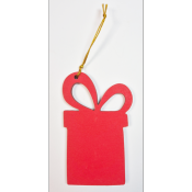 Déco sapin forme Paquet Cadeau