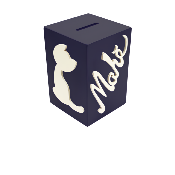 Tirelire pour Garçon - Motif Chat - Couleur Noire