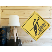 Plaque Signalétique Surf personnalisée - Chambre d'Enfant - motif Garçon