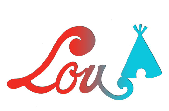 Plaque de Porte Personnalisée Enfant - Motif Tipi - Couleur Rouge/Turquoise