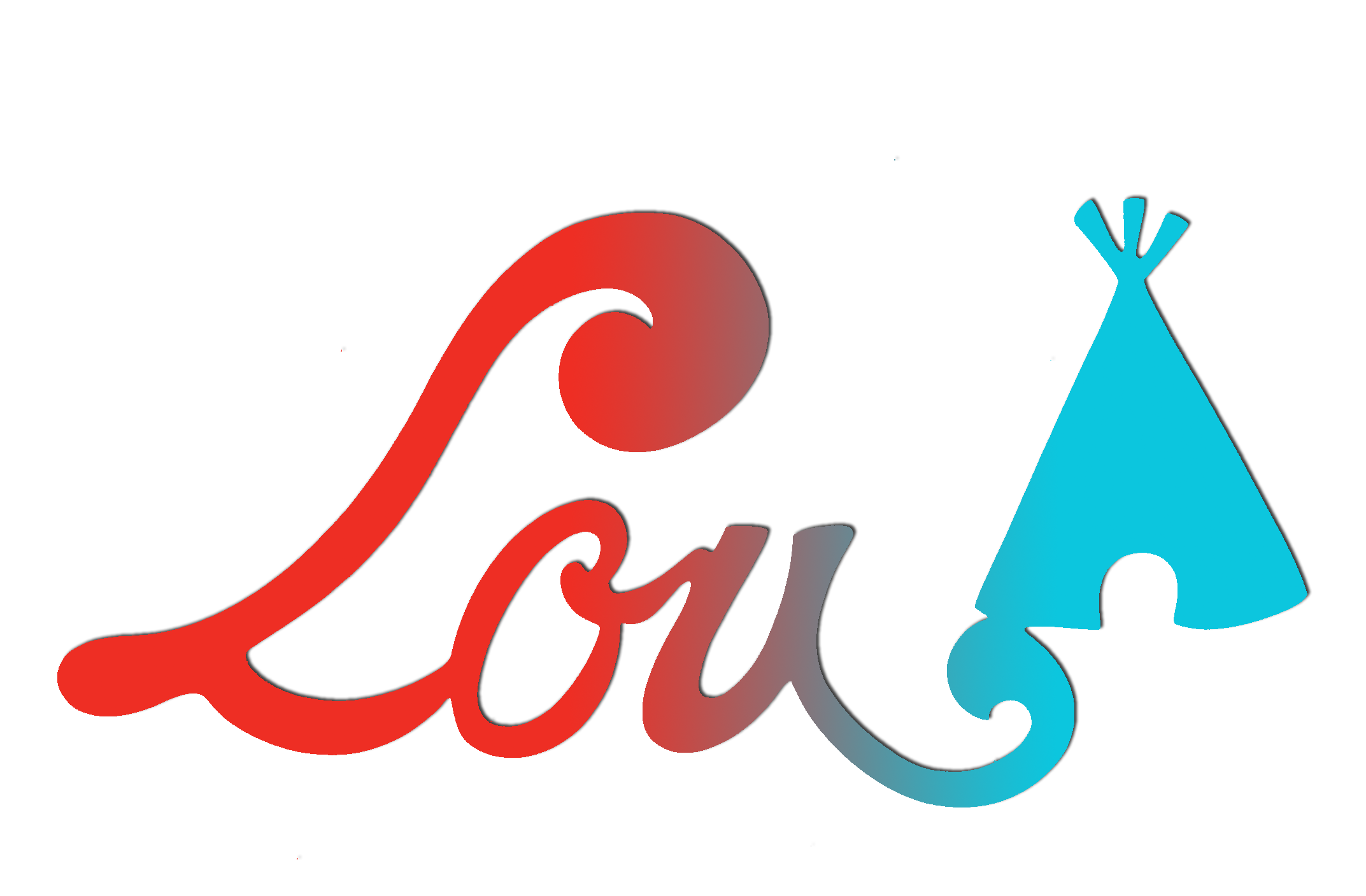 Plaque de Porte Personnalis�e Enfant - Motif Tipi - Couleur Rouge/Turquoise