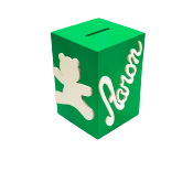 Tirelire Personnalisée pour Garçon- Motif Ourson - Couleur Vert Foncé