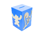 Tirelire pour Gar�on - Motif Stitch - Couleur Bleu