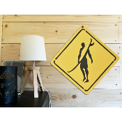 Plaque Signalétique Surf - Chambre d'Enfant - motif Garçon