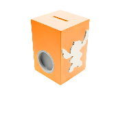 Tirelire pour Fille - Motif Stitch - Couleur Orange