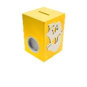 Tirelire pour Garçon - Motif Pirate - Couleur Jaune