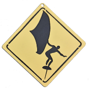 Plaque Signalétique Surf - Chambre d'Enfant - motif Wingfoil