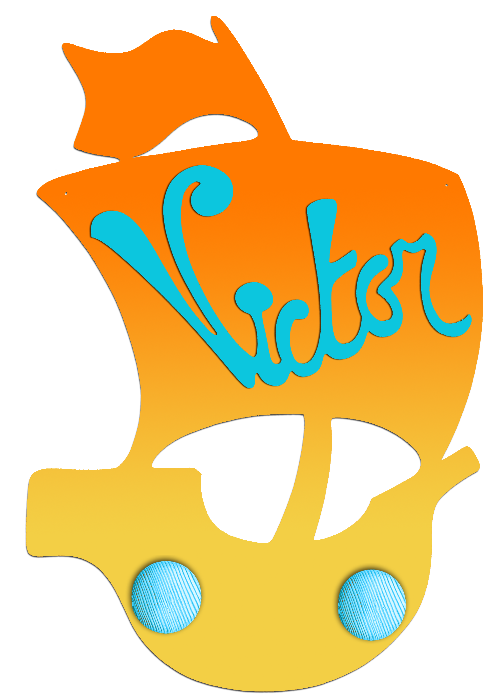 Porte Manteau Enfant - forme Bateau de pirate - 2 pat�res