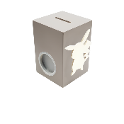 Tirelire en Bois pour Fille - Motif Pikachu - Couleur Mastic