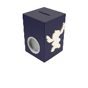 Tirelire pour Garçon - Motif Stitch - Couleur Noire