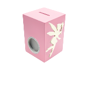 Tirelire Personnalisée pour Fille - Motif Fée - Couleur Lilas