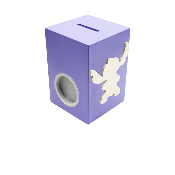 Tirelire pour Fille - Motif Stitch - Couleur Violette