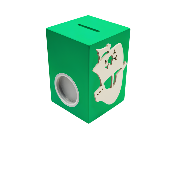 Tirelire Personnalisée pour Garçon- Motif Pirate - Couleur Verte