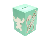 Tirelire pour Fille - Motif Stitch - Couleur Verte