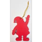 Déco sapin forme Père Noël