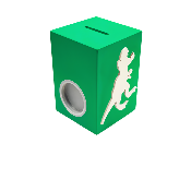 Tirelire Personnalisée pour Garçon- Motif Dinosaure - Couleur Verte