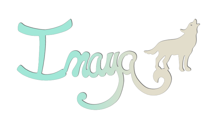 Plaque de Porte Personnalisée Enfant - Motif Loup - Couleur Vert/Ecru