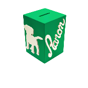 Tirelire Personnalisée pour Garçon- Motif Chien - Couleur Vert Foncé