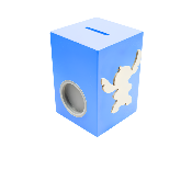 Tirelire pour Garçon - Motif Stitch - Couleur Bleu