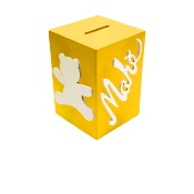 Tirelire pour Garçon - Motif Ourson - Couleur Jaune