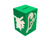 Tirelire Personnalisée pour Fille - Motif Pikachu - Couleur Vert Foncé