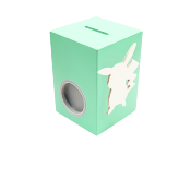 Tirelire Personnalisée pour Garçon- Motif Pikachu - Couleur Vert