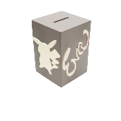 Tirelire en Bois pour Fille - Motif Pikachu - Couleur Mastic