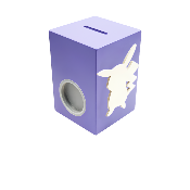 Tirelire Personnalisée pour Fille - Motif Pikachu - Couleur Violet