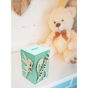 Tirelire pour Fille - Motif Fée - Couleur Verte