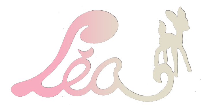 Plaque de Porte Personnalisée Enfant - Motif Faon - Couleur Lilas/Ecru