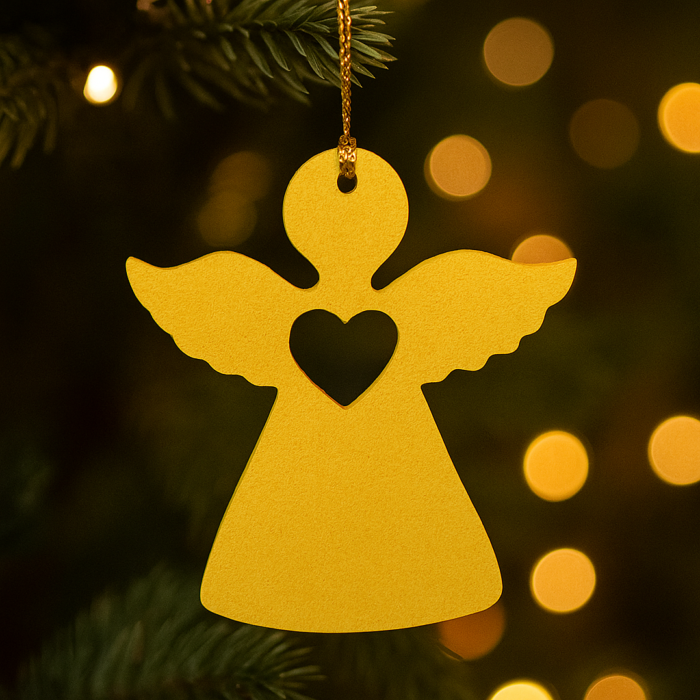 Déco sapin forme Ange