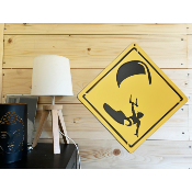 Plaque Signalétique Surf - Chambre d'Enfant - motif Kitesurf